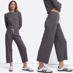Mate the Label Organic Thermal Wide Leg Pant in Charcoal Womens Size XS